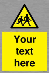 Custom Warning children Sign